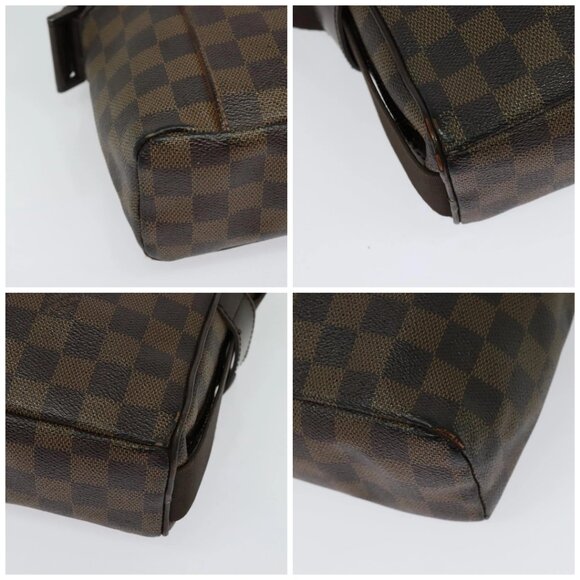 LOUIS VUITTON Damier Ebene Olaf PM Shoulder Bag N41442 LV Auth 138638 - Picture 15 of 16